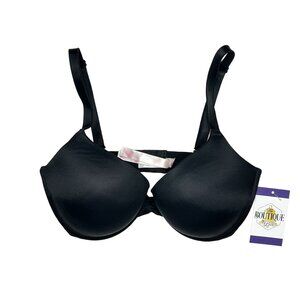 Victoria's Secret PINK 34DD Black Bra Underwire Lightly Lined Adjustable Straps